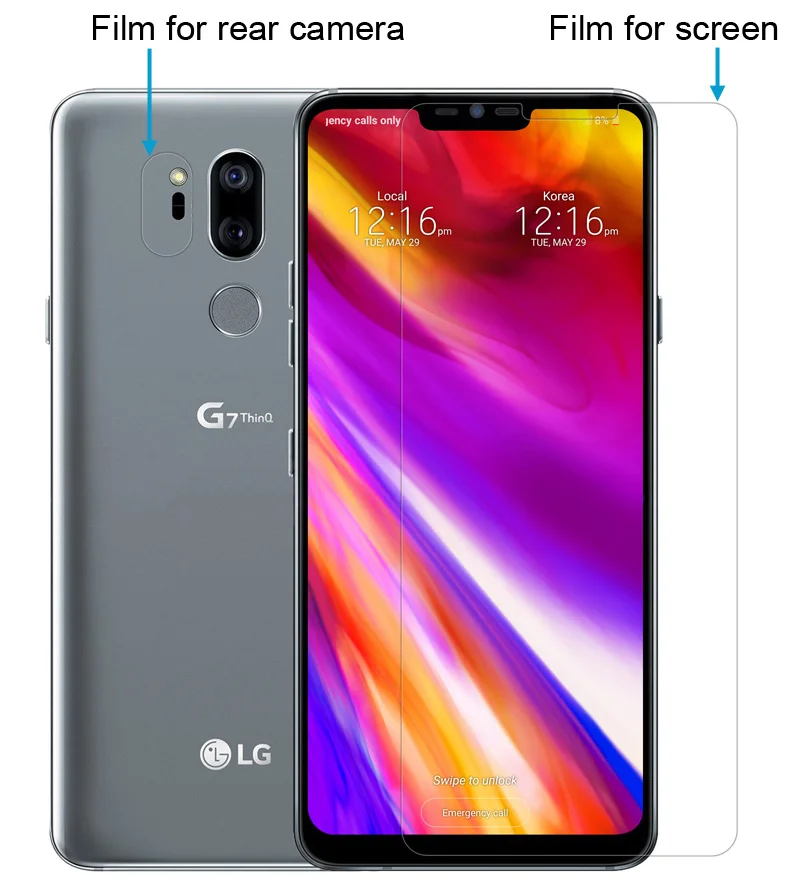 Nillkin матовая HD прозрачная защитная пленка для LG G7 ThinQ мягкий прозрачный