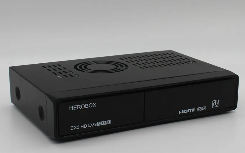 Herobox EX3 Поддержка HD DVB-S2+ T2/C BCM7358 751 процессор, выполняющий миллион операций в секунду с мощный вентилятор опционально Wi-Fi