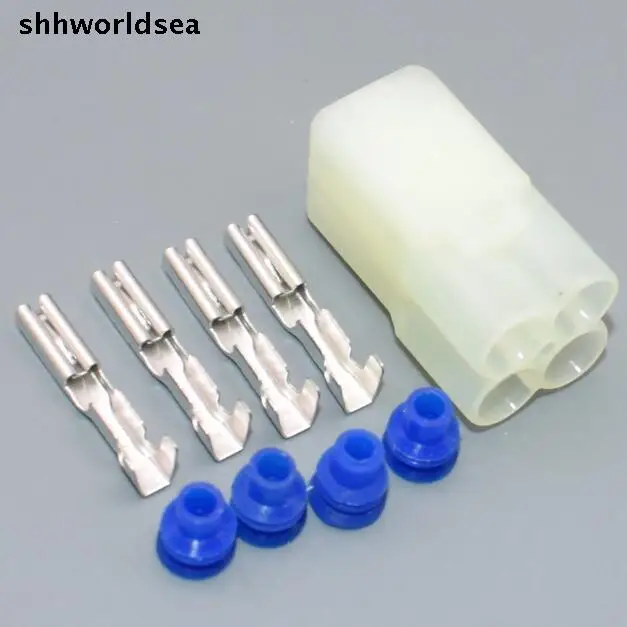 Shhworldsea 10/50/100 комплектов 2 мм 4 сторонний/контактный автомобильный электрический
