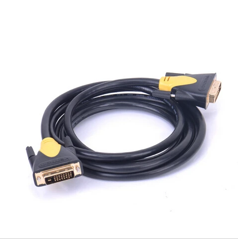 Vention кабель DVI 1 м/1 5 м/2 м/3 м/5 м (24 + 1) pin Кабель-адаптер Dual Link цифровой M/M для ПК