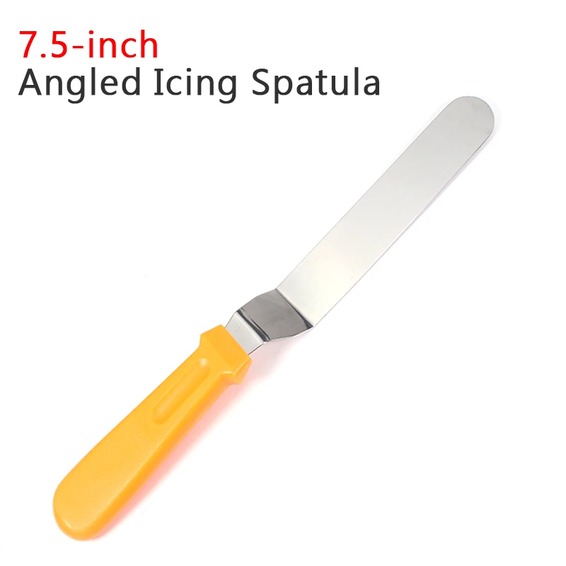 8in Orange Профессиональные инструменты для украшения торта-", 8" и 1" из нержавеющей стали, лопатка для торта, различные наборы - Цвет: 8in Orange
