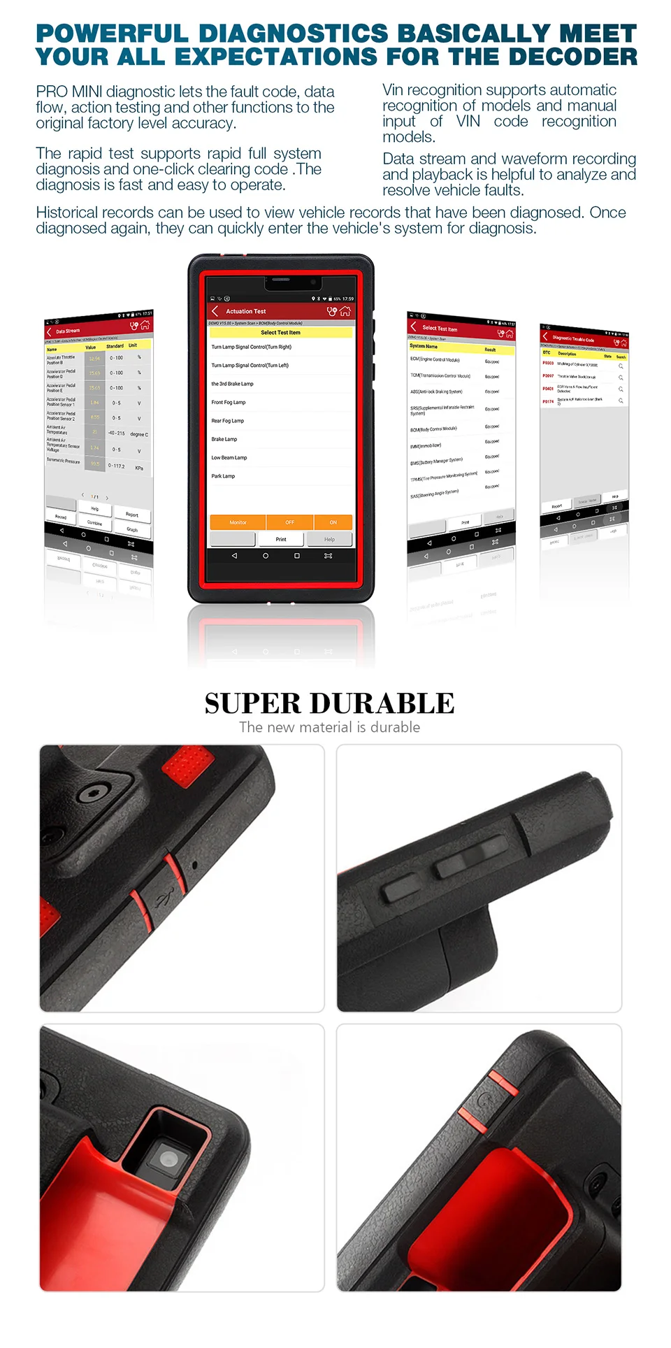 Launch X431 Pro мини полная система диагностический инструмент obd2 сканер X-431 pro mini 2 года бесплатное обновление онлайн DHL бесплатно