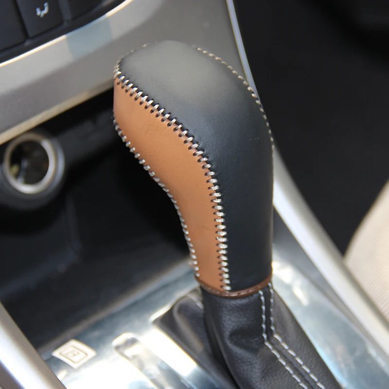 LS АВТО черный натуральная кожа наппа ручка переключения передач крышка для Buick