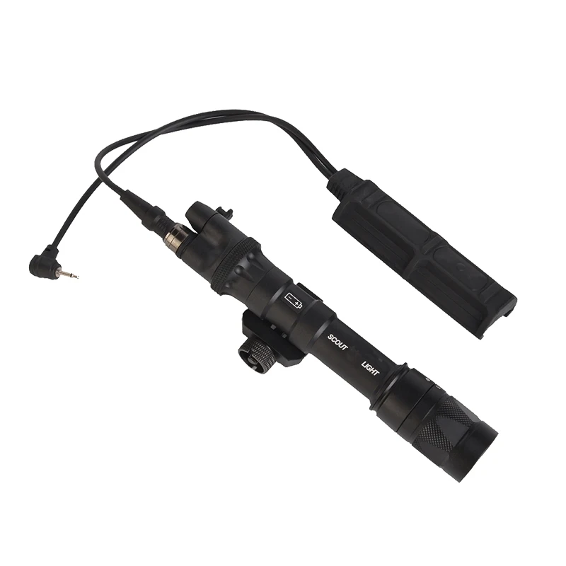Черный Element Airsoft тактический флэш-светильник Surefir M603V стробоскопический светильник Пикатинни охотничий светильник страйкбол разведчик оружие светильник EX443 - Цвет: Черный