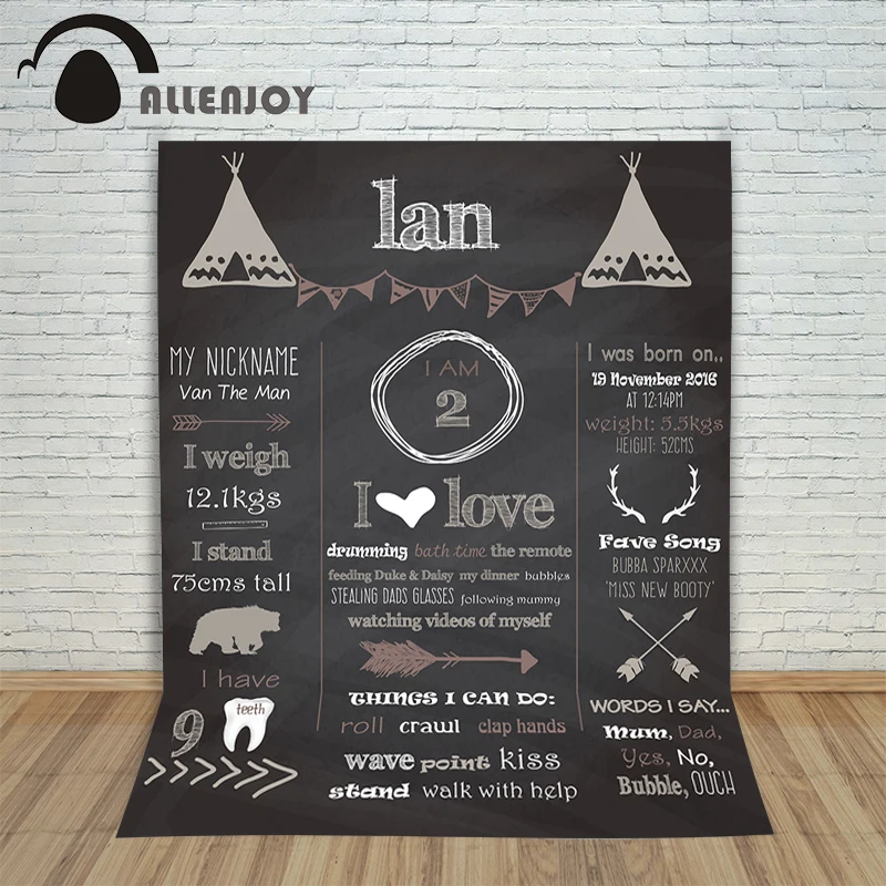 Allenjoy Рождественские фоны для фотосъемки на заказ доски Доски любви свадьбы