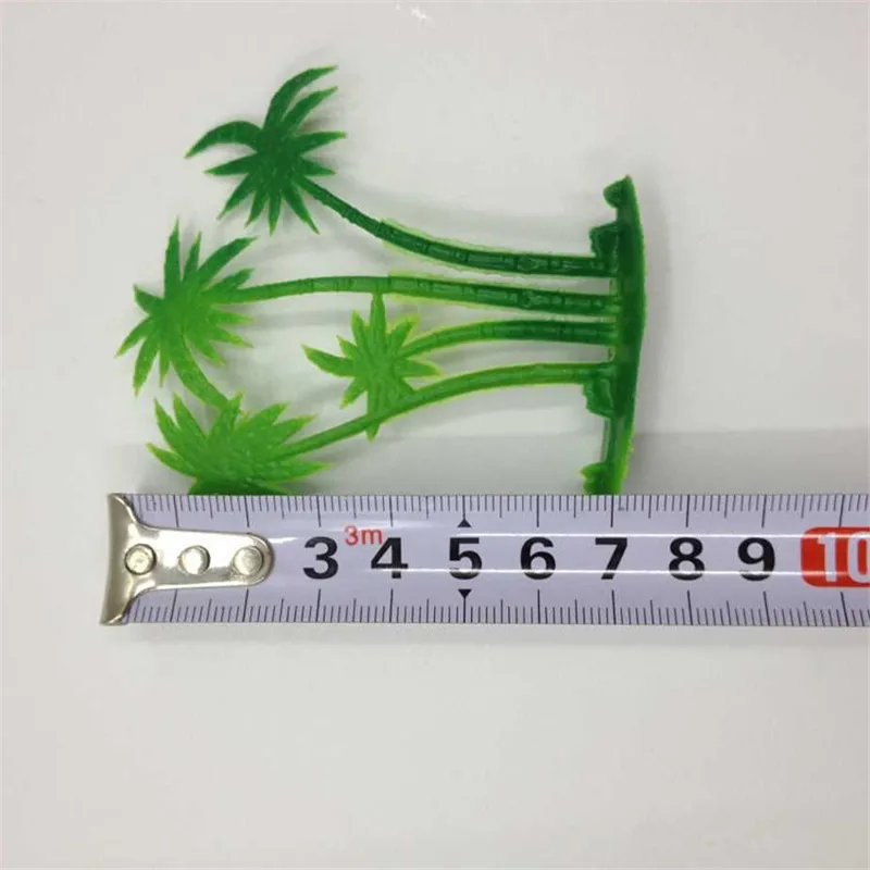 10 шт. Искусственные пластиковые деревья Резьба Моделирование цветы отправить