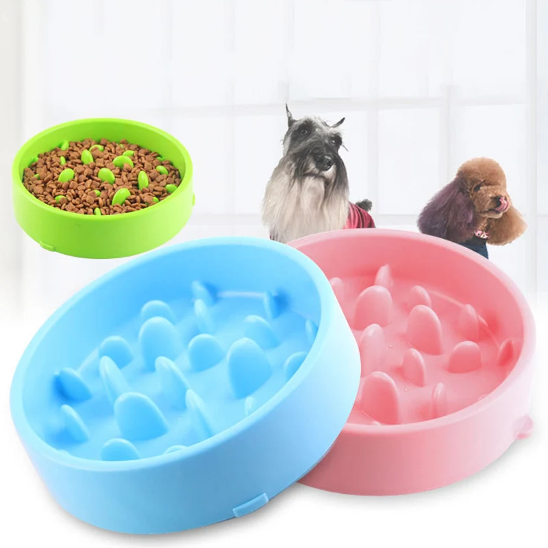 Лидер продаж спеша собачья миска весело медленно для кормления еды Нескользящие