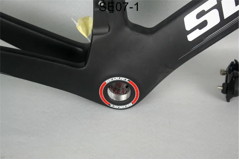 Seuqel DCRF07 карбоновая велосипедная Рама T800 BB30/BSA OEM цветная карбоновая велосипедная Рама для высоких людей