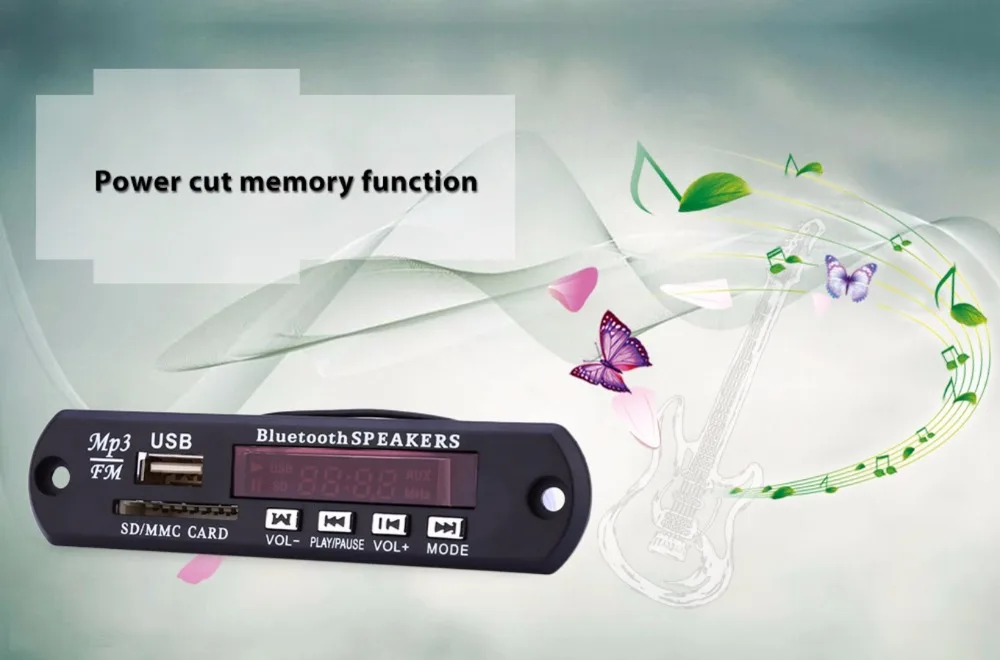 M01BT мини MP3 декодер доска Bluetooth Hands Free call All круглый Дистанционное управление