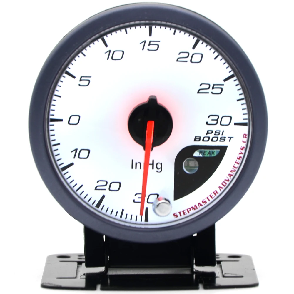 Dragon Gauge 60 мм 30 PSI Boost Turbo White Face двойной светодиодный цветной дисплей|Измерители