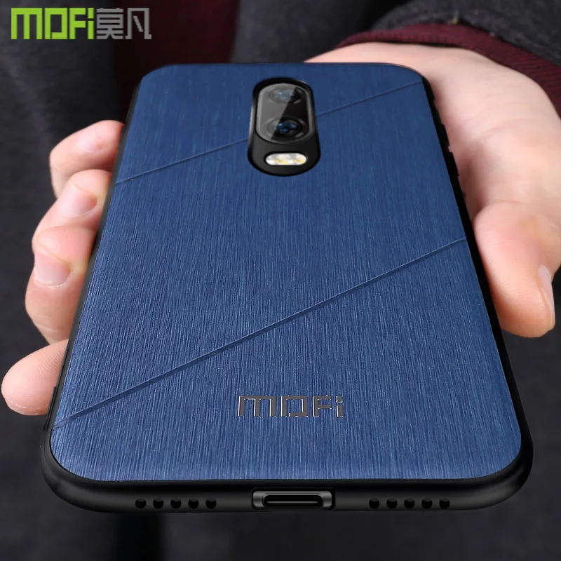 MOFi original oneplus 6T case one plus 6t back cover hard protective coque luxury oneplus6t business black 1+6t |