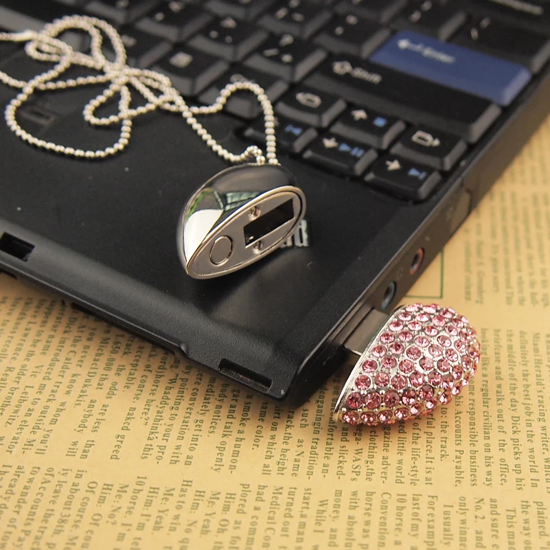 Usb 2 0 металлическая флеш-карта в форме сердца 4-64 Гб | Компьютеры и офис