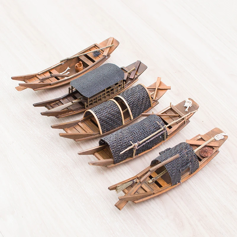 Новый 25 см готовая продукция китайский деревянный рыболовный катер детские