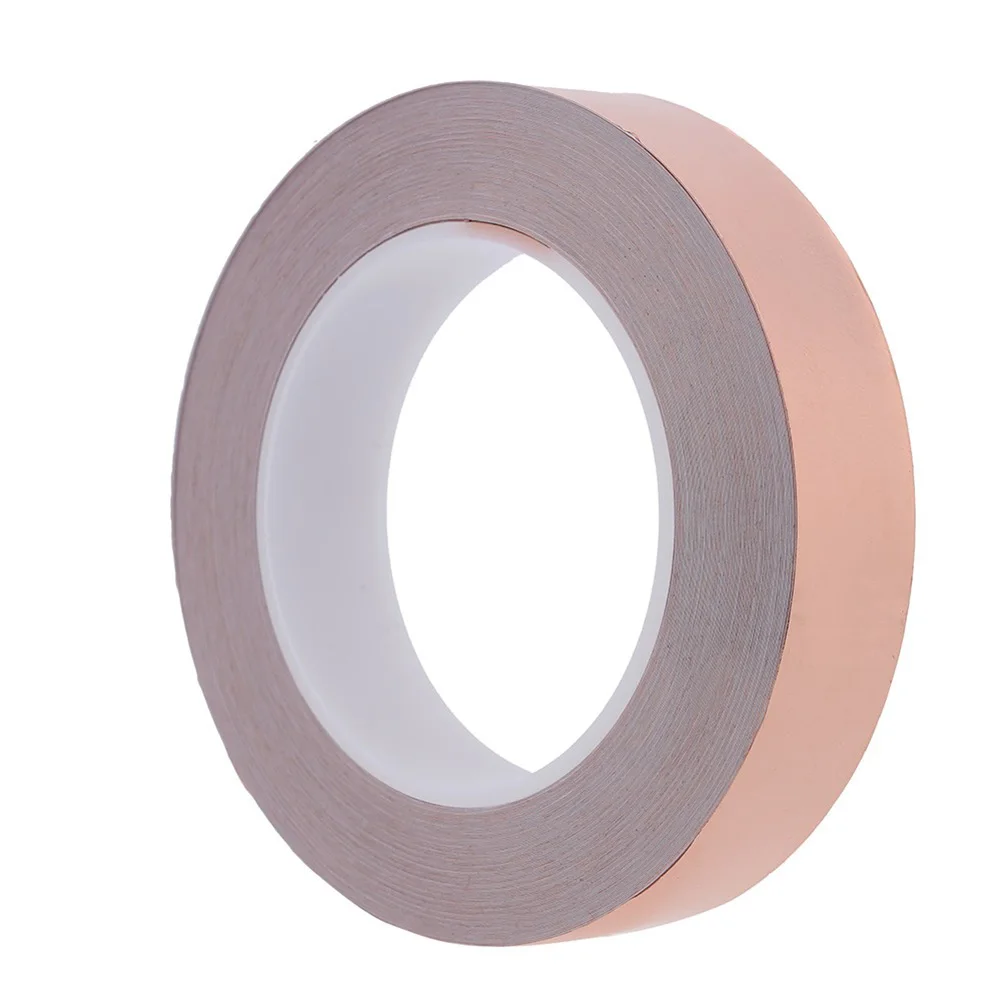 1 шт. клейкая медная фольгированная лента для электропроводки 25 х30 м|copper shielding