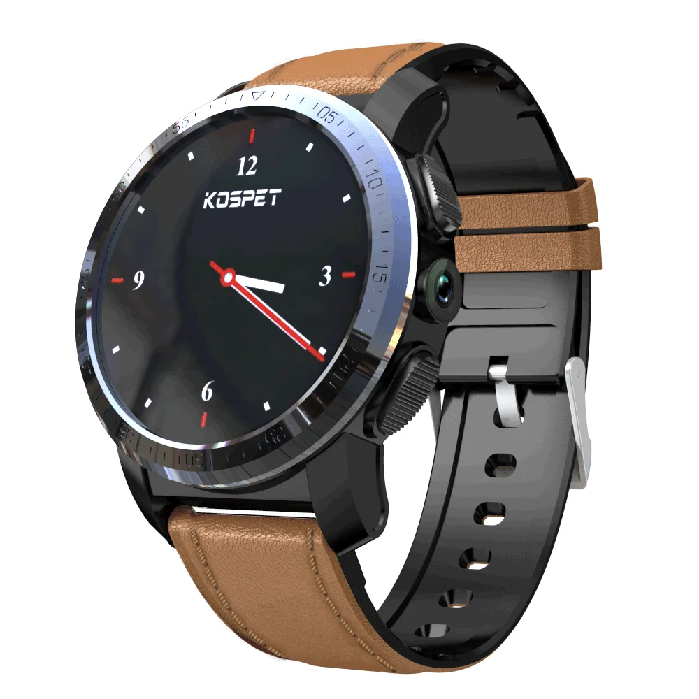 Смарт-часы Kospet Optimus Pro 3+ 32GB Dual 4G Android Sim часы gps wifi 8MP камера сердечного ритма умные часы бизнес для мужчин и женщин