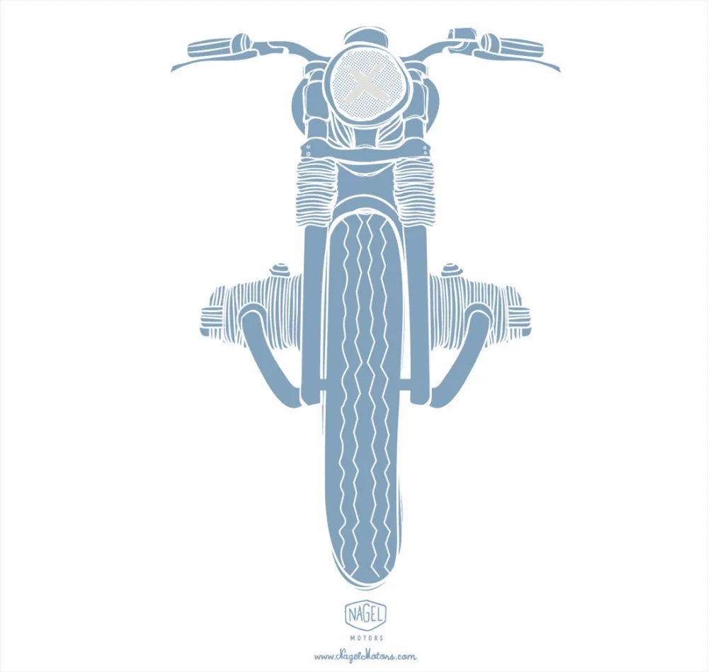 Brand T-Shirt Men 2018 Fashion Mans Unique Cotton Short Sleeves O-Neck T Shirt Cafe Racer Motorrad Print Summer | Мужская одежда