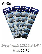 5x LIR2025 аккумуляторная батарея 3,6 V 30mAh для автомобильного ключа литий-ионная батарея Кнопка/монетница Repleace CR2025 Прямая поставка