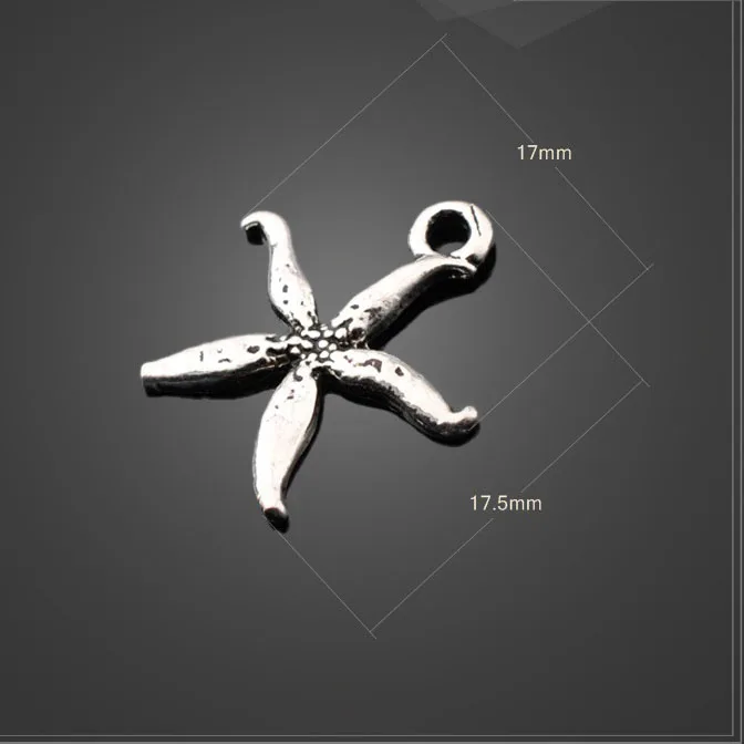 Высококачественные посеребренные маленькие металлические подвески ручной