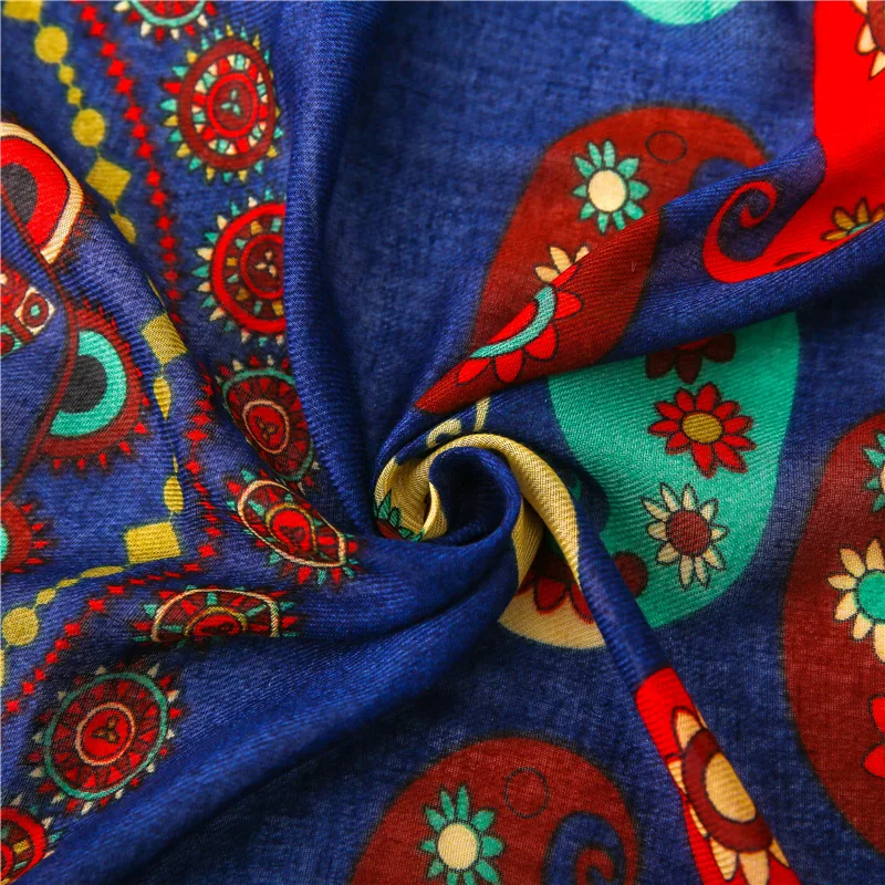 Женская модная шаль-шарф кешью Большой Африканский этнический шарф с бахромой