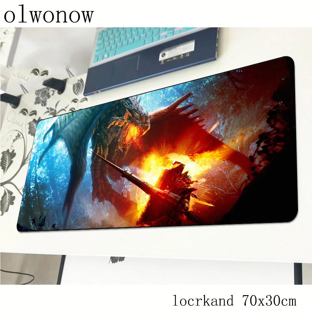 Игровой коврик для мыши Monster Hunter 700x300x2 мм ноутбука игровой большой в подарок на
