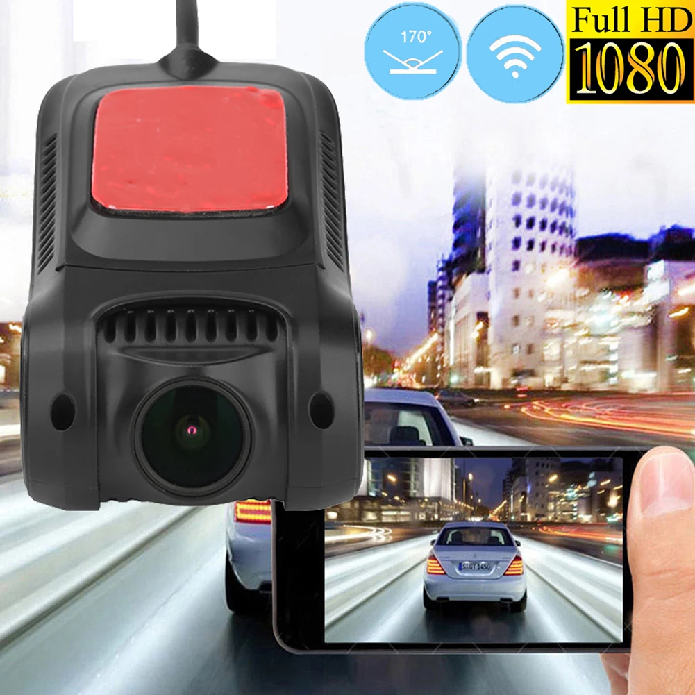 Скрытая 1080 P HD wifi Автомобильная камера с одним объективом автомобиль рекордер