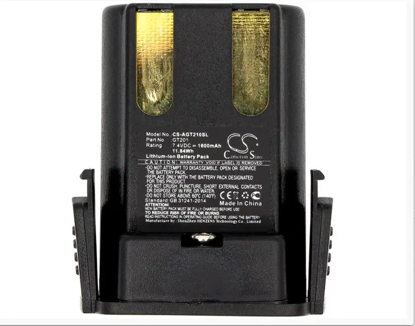 

Cameron Sino 1600mAh battery for AESCULAP GT201 Libra clipper GT300 GT200 Shaver Battery