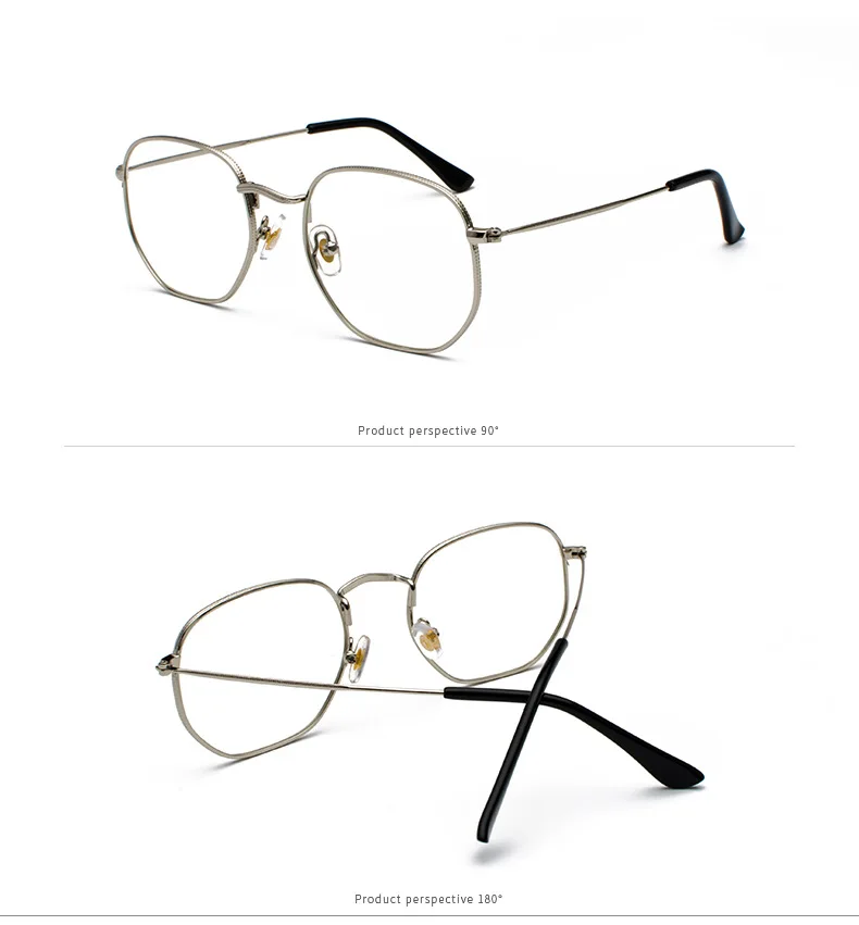 Vintage Sunglasses Men Square Metal Frame Sunglasses Pilot Mirror Classic Retro Sun Glasses Women Luxury Summer Eyewear