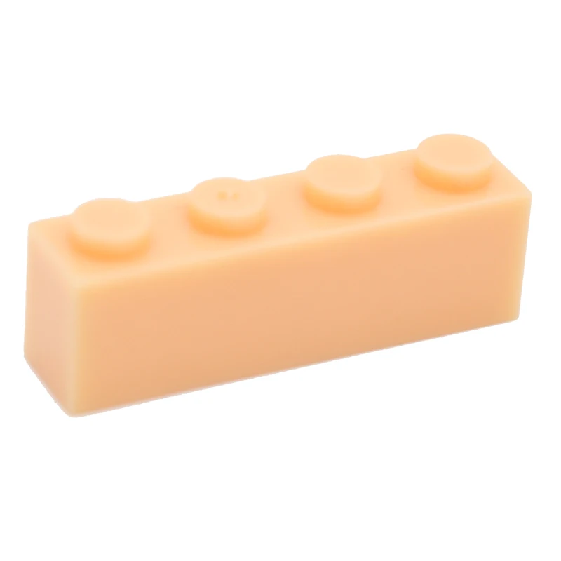 skin color Строительный кирпич 1x4(3 h) 3010 Moc креативный сделай сам, обучающий Основные блоки, классические наборы, совместимые со сборками частиц - Цвет: skin color