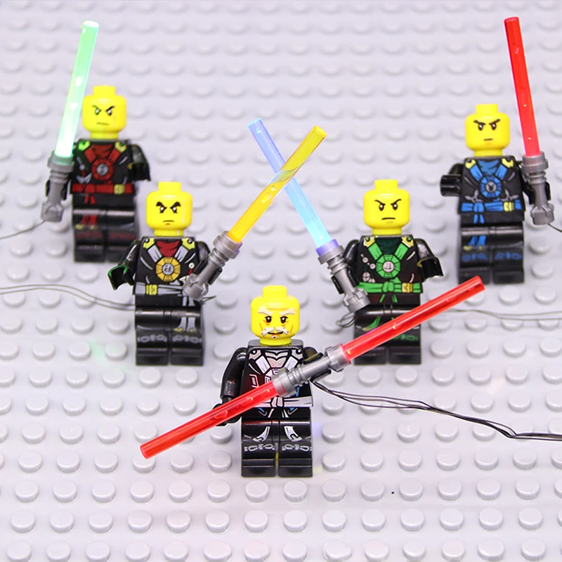 Светодиодный свет Звездные войны световой меч для lego Рисунок Игрушки lego/pin-код The
