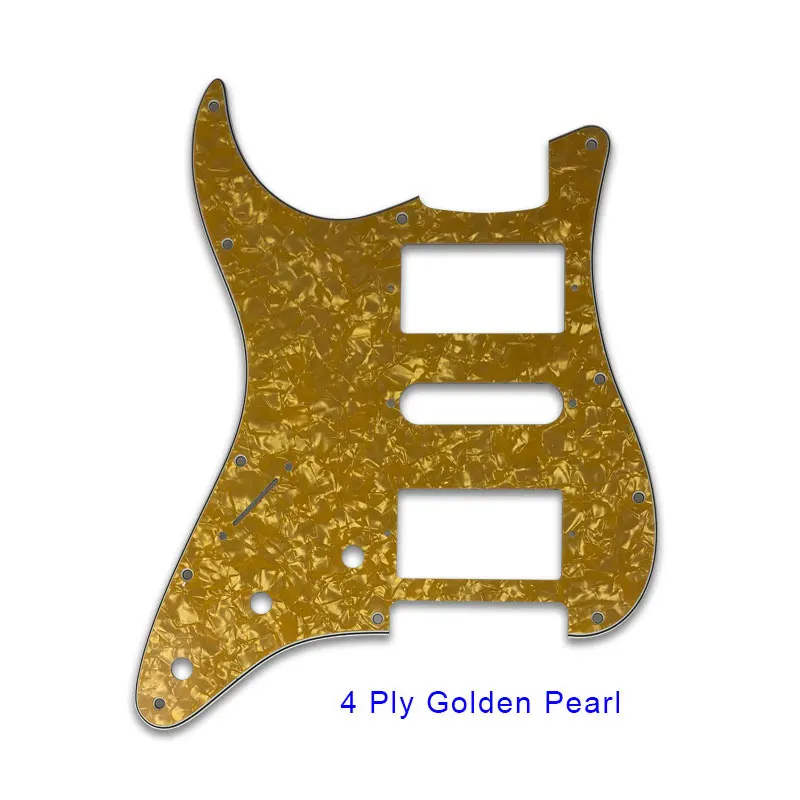Электрогитара Pickguard 11 отверстий катушка для слева рукой США Мексиканская Fd HSH PAF