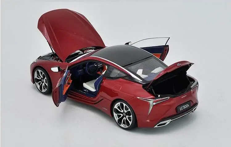 Лидер продаж 1:18 Модель автомобиля LC500h, Высококачественная коллекция и подарочная модель автомобиля из металлического сплава