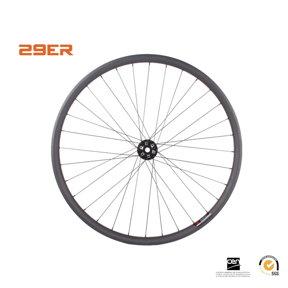 Горячая продажа 35 мм ширина 25 Глубина углеродного колеса 29er бескамерные mtb | Спорт
