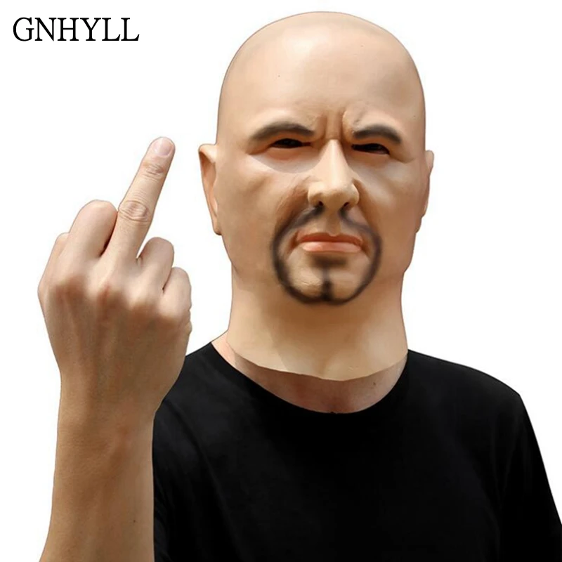 Латексная Маска GNHYLL для косплея босса подземного мира страшная маска на всю