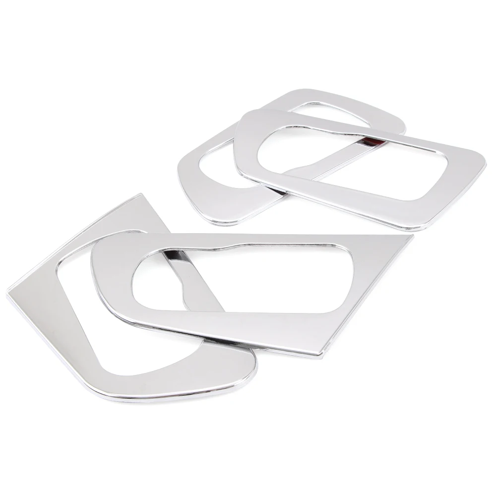 4 шт./компл. ABS Хромированная декоративная рамка для внутренней дверной ручки