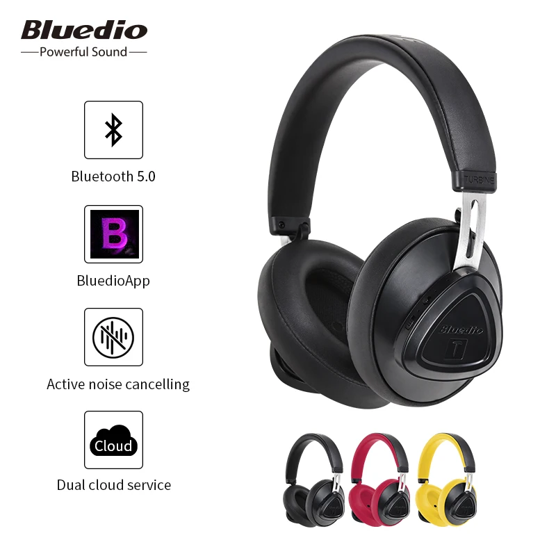 Bluedio TMS активный шумоподавитель Bluetooth Беспроводные наушники с микрофоном монитор