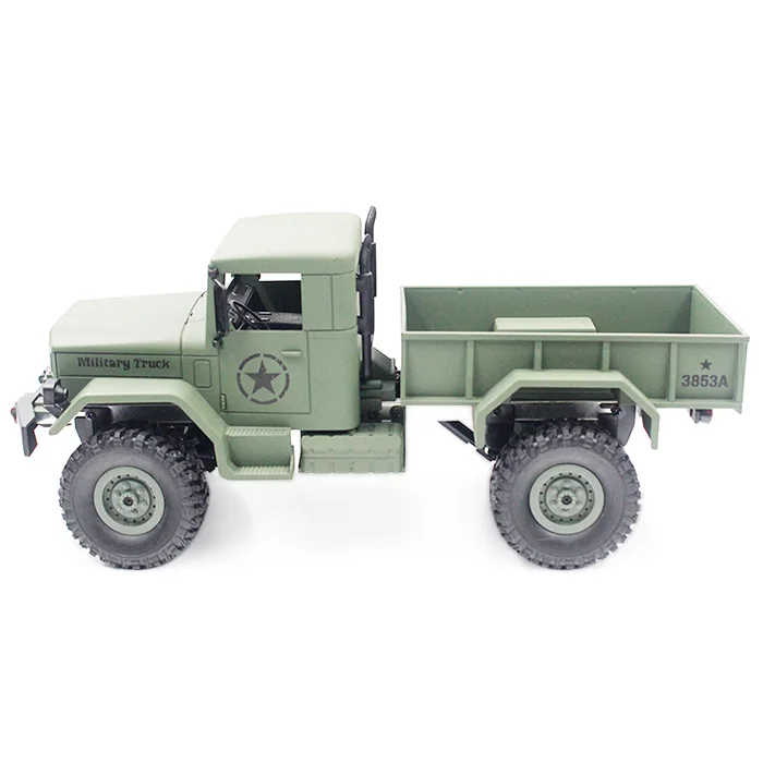 HENG LONG 3853A RC автомобили 1:16 мини внедорожный Радиоуправляемый Военный грузовик RTF С