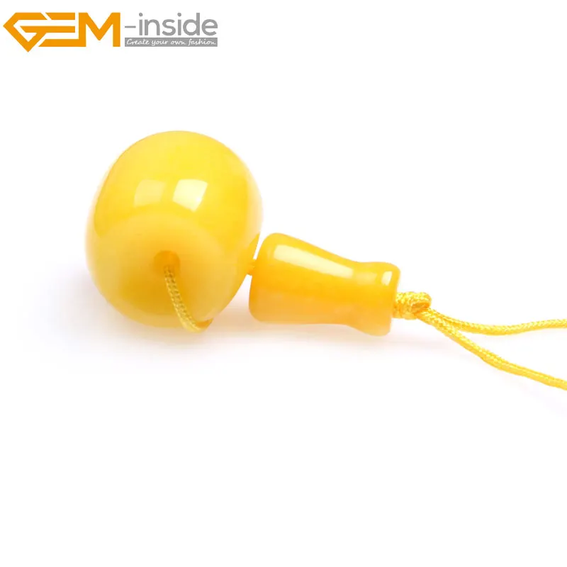 Бесплатная доставка! Бусины из натурального желтого агата 3 отверстия|beads for jewelry