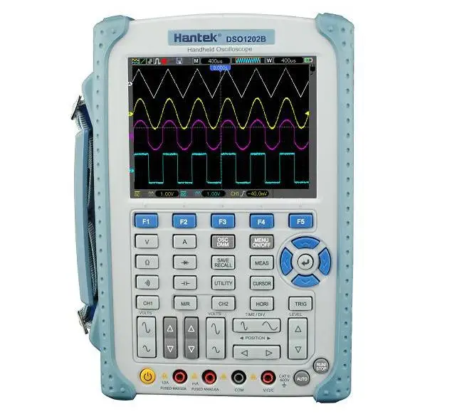Цифровой осциллограф Hantek DSO1202B 2 канала 200 МГц USB мультиметр Osciloscopio DMM частота
