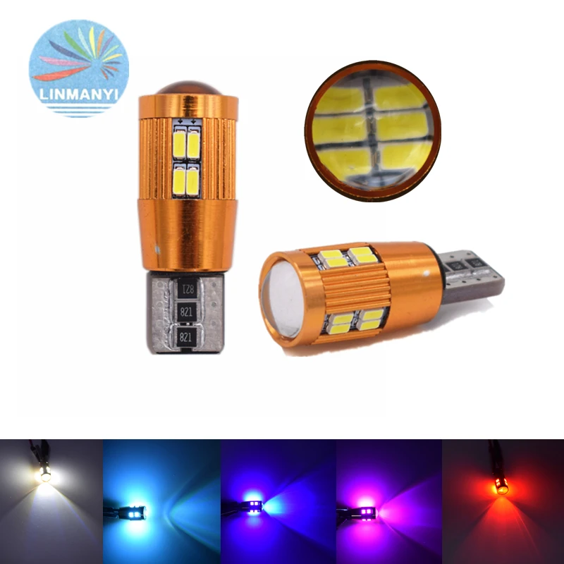 2 шт. 194 168 147 T10 3014 22SMD Canbus без ошибок автомобильный габаритный фонарь номерной знак