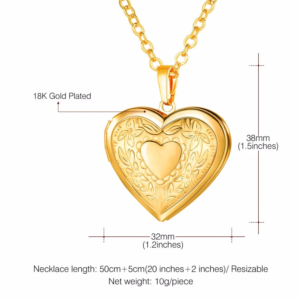 Сердце плавающий фото память медальон ожерелье женщин золотой цвет модные