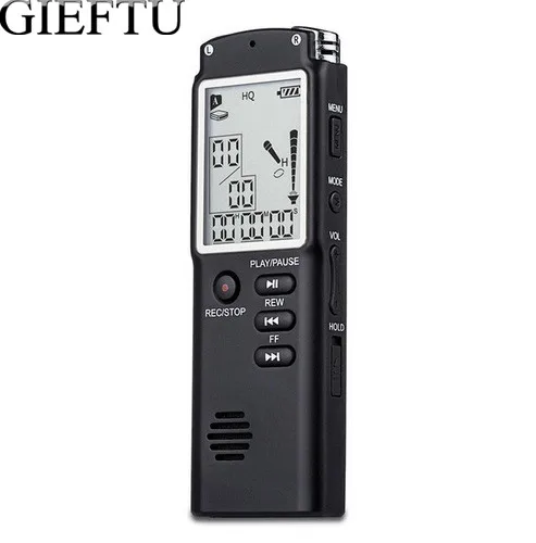 Gieftu T60 профессиональный 8 ГБ время Дисплей Запись цифровой Голос Аудио