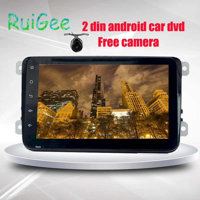 Четырехъядерный 1024*600 vollkswagen автомобильный dvd плеер Android 6 0 для skoda fabia 2 GOLF 5 Golf POLO
