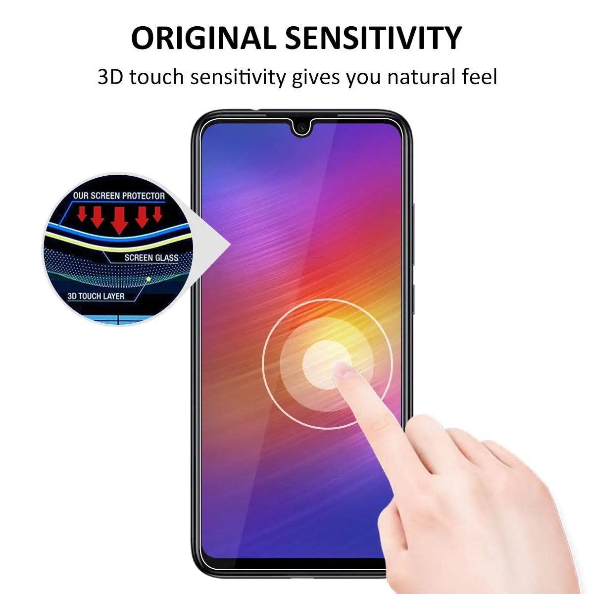 2 шт. закаленное стекло для Xiaomi Mi 8 A1 A2 Lite Redmi K20 6A 7A Note 7 6 5 Pro Xiomi глобальная защита