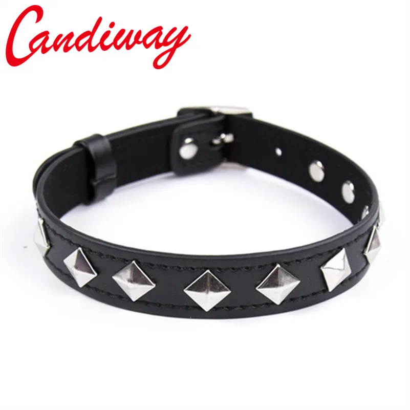 Женский кожаный ошейник Candiway Эротическая поза для ролевых игр | Красота и
