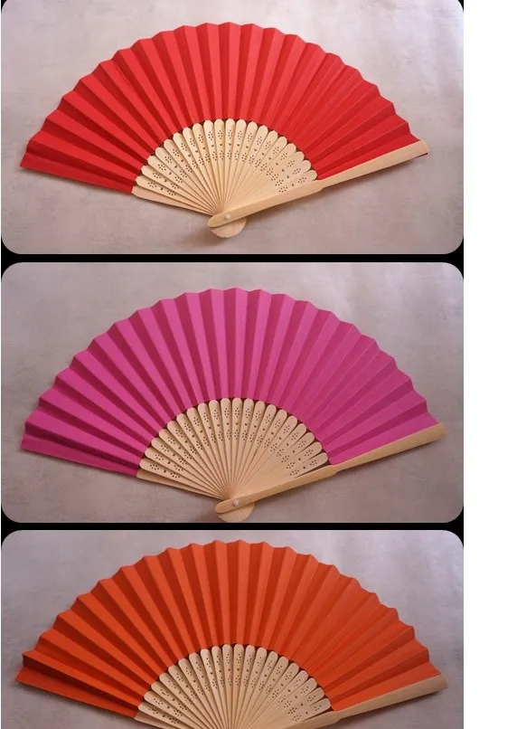 20 шт. цветной бумажный вентилятор складной детская Студенческая краска DIY draw