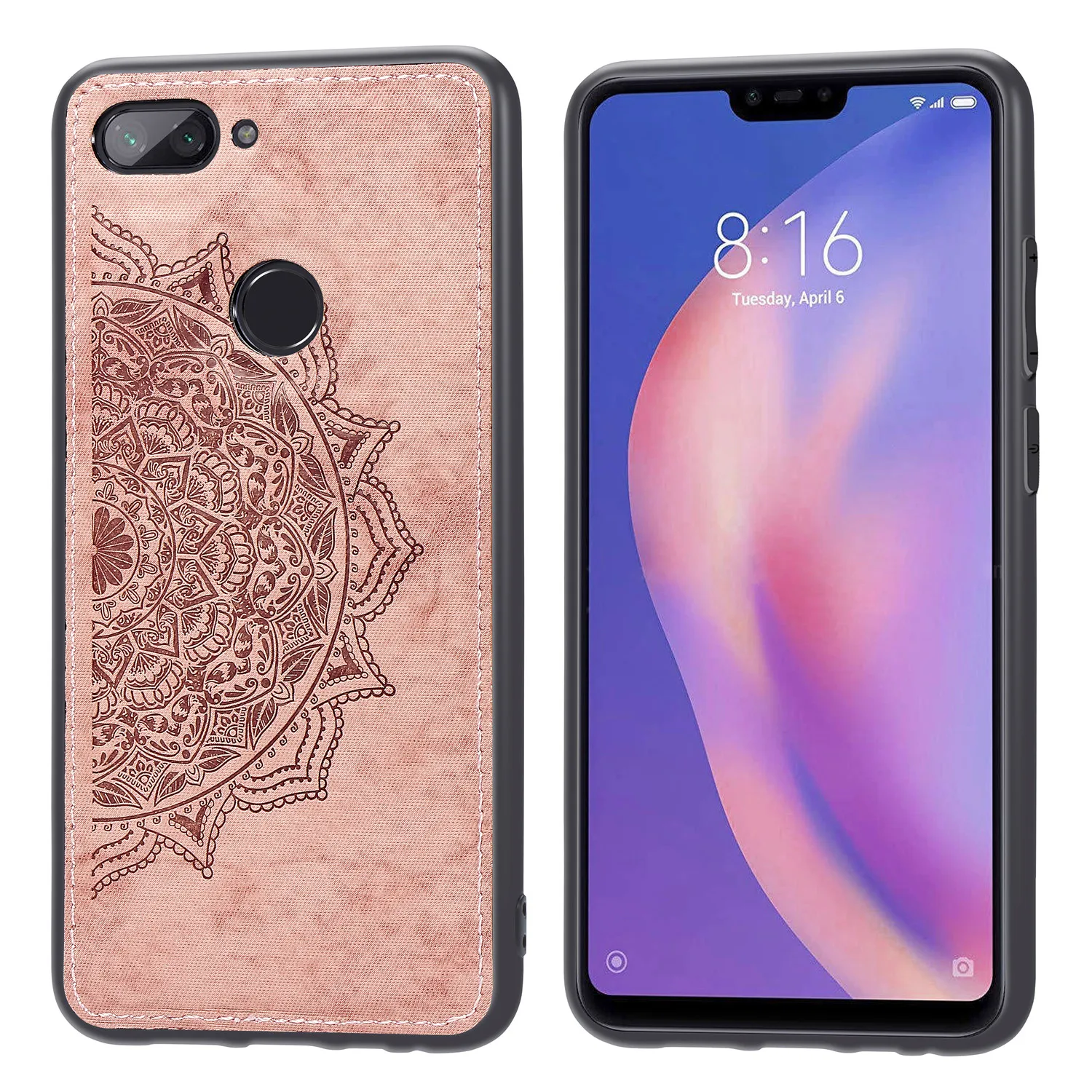 Luxury Cloth Texture Shockproof Case for Xiaomi Redmi 6 Cover Coque On 6A Go Magnetic Car Holder Protective Cases |