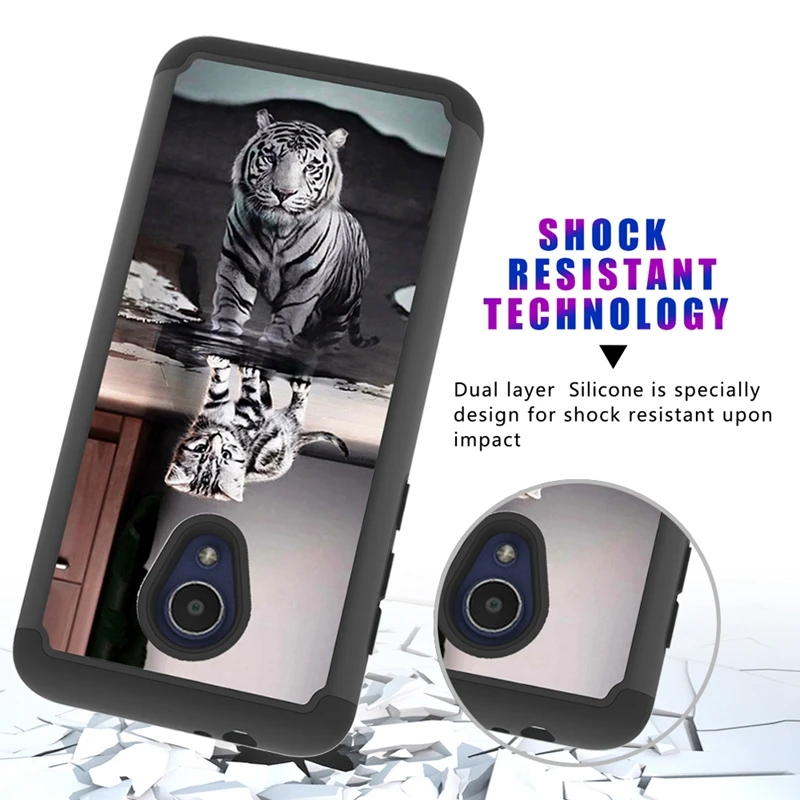 Armor Shockproof Phone Case For Alcatel 1X Evolve TCL LX A502DL IdeaXtra 5059R TPU Back Cover | Мобильные телефоны и