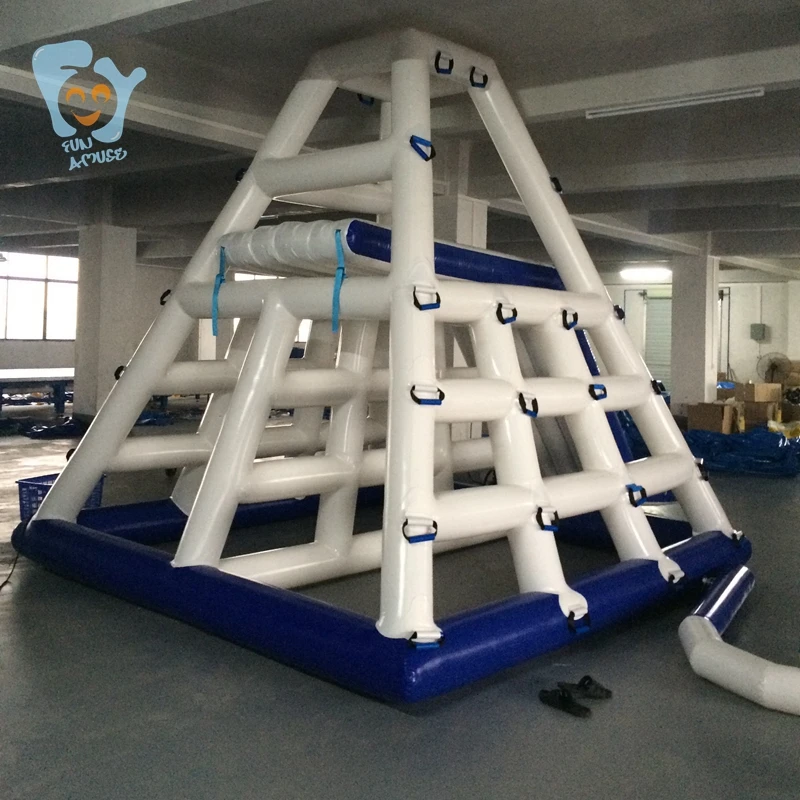 Large Inflatable Water Floating Islands Fun Sports Games Climbing Wall Giant Adult Slide Beach Park |