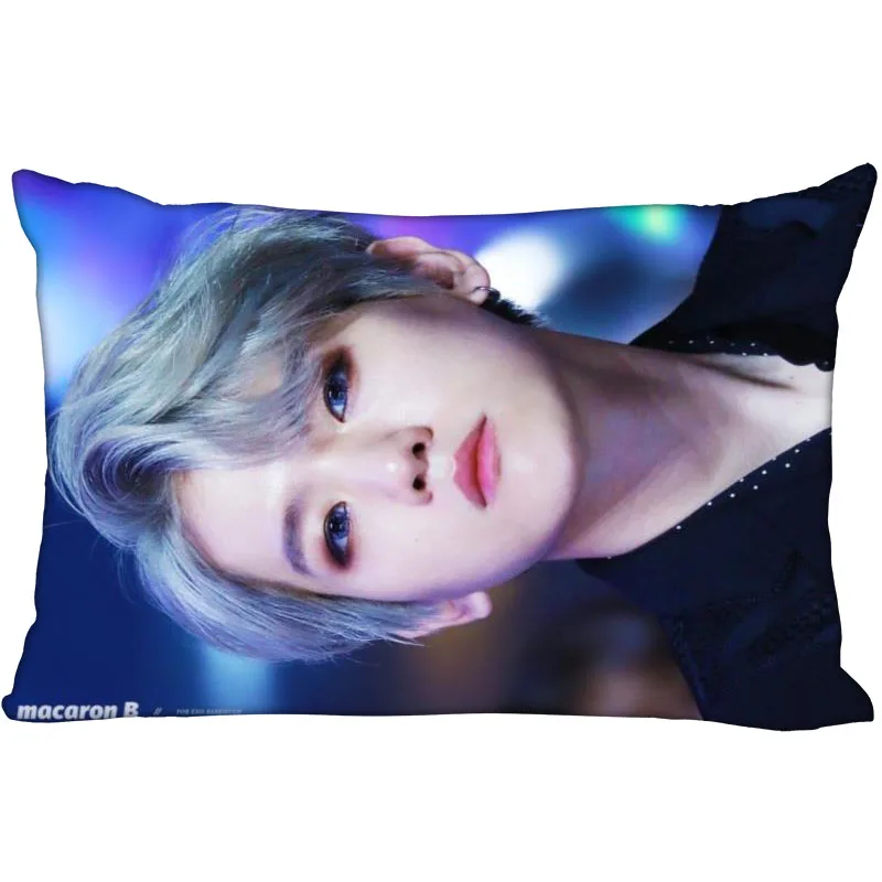 

ShunQian Custom BAEK HYUN New Arrival Rectangle Pillowcase Wedding Decorative Soft No Fade Pillow Cover Customize Gift