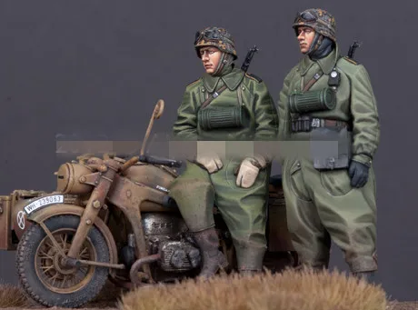 1/35 модельная фигурка из смолы наборы WW2 немецкие солдаты разобранные
